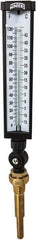 Winters - -15 to 120°F, Industrial Thermometer with Standard Thermowell - 5 Inch Immersion Length, 6 Inch Stem Length, 20 Inch Long, 3/4 Inch Thread - Americas Industrial Supply