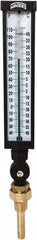 Winters - -40 to 110°F, Industrial Thermometer with Standard Thermowell - 3 Inch Immersion Length, 3-1/2 Inch Stem Length, 17 Inch Long, 3/4 Inch Thread - Americas Industrial Supply