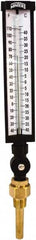 Winters - -40 to 110°F, Industrial Thermometer with Standard Thermowell - 3 Inch Immersion Length, 3-1/2 Inch Stem Length, 17 Inch Long, 3/4 Inch Thread - Americas Industrial Supply