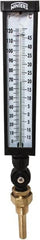 Winters - -15 to 120°F, Industrial Thermometer with Standard Thermowell - 3 Inch Immersion Length, 3-1/2 Inch Stem Length, 17 Inch Long, 3/4 Inch Thread - Americas Industrial Supply