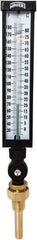 Winters - 30 to 180°F, Industrial Thermometer with Standard Thermowell - 3 Inch Immersion Length, 3-1/2 Inch Stem Length, 17 Inch Long, 3/4 Inch Thread - Americas Industrial Supply