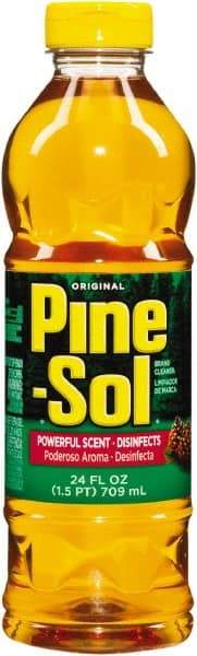 Pine-Sol - 24 oz Bottle All-Purpose Cleaner - Liquid, Disinfectant, Pine - Americas Industrial Supply