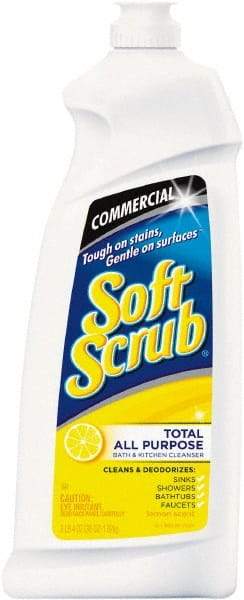 Soft Scrub - 36 oz Bottle All-Purpose Cleaner - Liquid, Lemon - Americas Industrial Supply