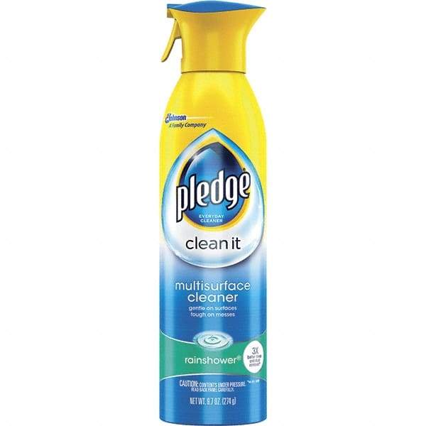 Pledge - 9.7 oz Aerosol All-Purpose Cleaner - Aerosol, Rainshower - Americas Industrial Supply