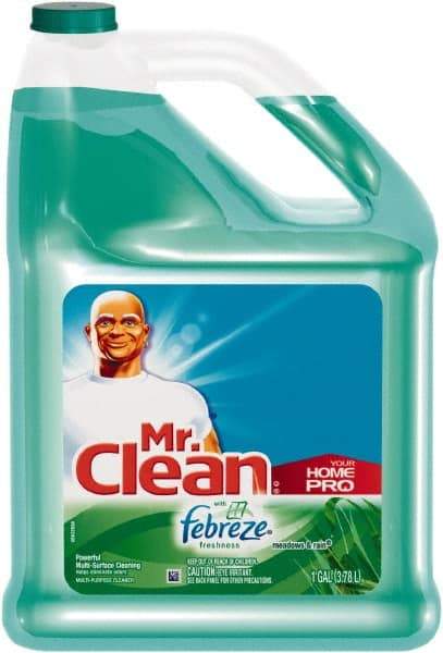 Mr. Clean - 1 Gal Bottle All-Purpose Cleaner - Liquid, Meadows & Rain - Americas Industrial Supply