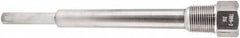Winters - 10 Inch Overall Length, 3/4 Inch Thread, 316 Stainless Steel Thermowell - 7-1/2 Inch Insertion Length - Americas Industrial Supply