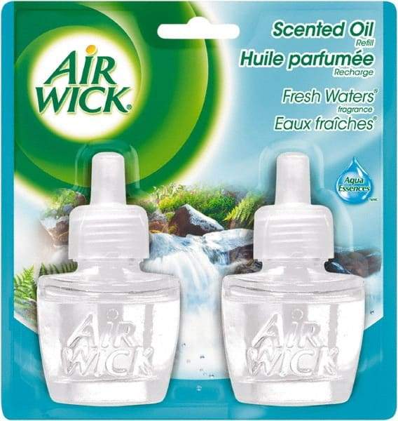 Air Wick - 0.67 oz Air Freshener Dispenser Refill - Fresh Waters, Compatible with Air Wick Oil Warmers - Americas Industrial Supply
