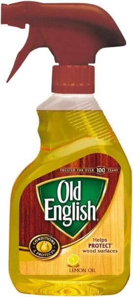 Old English - 12 Fluid Ounce Liquid Furniture Polish - Lemon Scent, Spray Bottle - Americas Industrial Supply