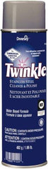Twinkle - 17 Fluid Ounce Liquid Stainless Steel Cleaner and Polish - Unscented, Aerosol - Americas Industrial Supply