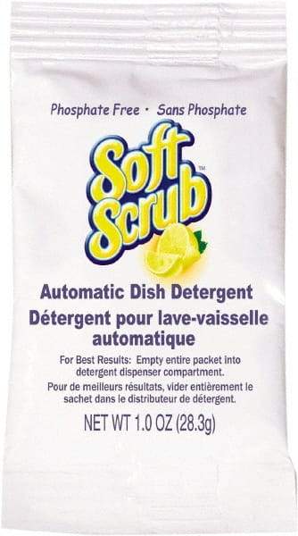 Soft Scrub - 1 oz Packet Automatic Dishwashing Powder - Lemon Scented - Americas Industrial Supply