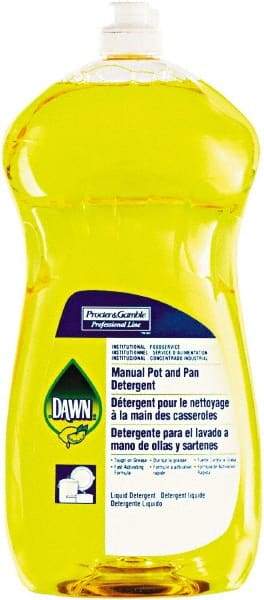 Dawn - 38 oz Bottle Manual Dishwashing Liquid - Lemon Scented - Americas Industrial Supply