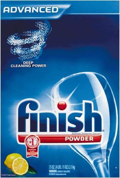 Finish - 75 oz Box Automatic Dishwashing Powder - Lemon Scented - Americas Industrial Supply