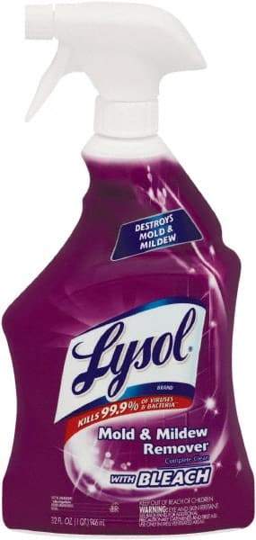 Lysol - 1 qt Spray Bottle Liquid Bathroom Cleaner - Unscented Scent, Disinfectant, Mold & Mildew Cleaner - Americas Industrial Supply