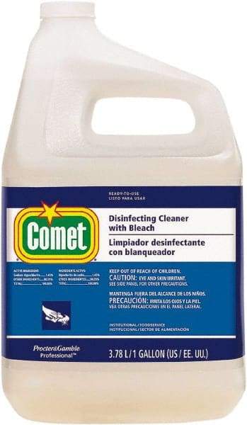 Comet USA LLC - 1 Gal Jug Liquid Bathroom Cleaner - Fresh Scent, Disinfectant, General Purpose Cleaner - Americas Industrial Supply