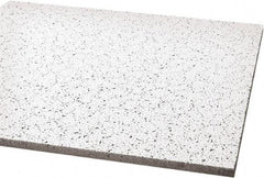 Armstrong World - 24" Long x 24" Wide, Wet-Formed Mineral Fiber Acoustic Ceiling Tile - ASTM E1264 Specification, White - Americas Industrial Supply