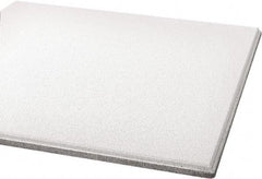 Armstrong World - 24" Long x 24" Wide, Wet-Formed Mineral Fiber Acoustic Ceiling Tile - ASTM E1264 Specification, White - Americas Industrial Supply