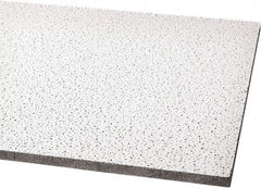 Armstrong World - 48" Long x 24" Wide, Wet-Formed Mineral Fiber Acoustic Ceiling Tile - ASTM E1264 Specification, White - Americas Industrial Supply