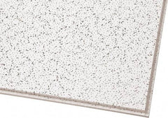 Armstrong World - 24" Long x 24" Wide, Wet-Formed Mineral Fiber Acoustic Ceiling Tile - ASTM E1264 Specification, White - Americas Industrial Supply