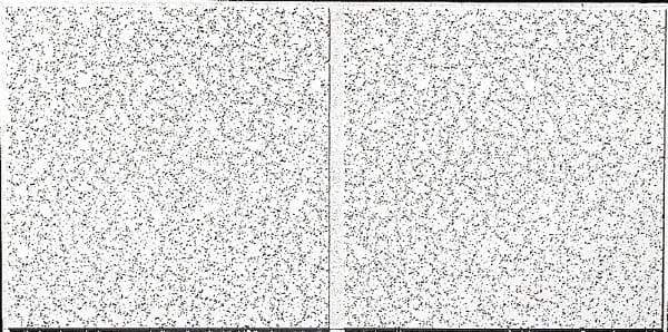 Armstrong World - 48" Long x 24" Wide, Wet-Formed Mineral Fiber Acoustic Ceiling Tile - ASTM E1264 Specification, White - Americas Industrial Supply
