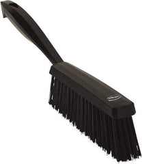 Vikan - 14" OAL, Polyester Staple Set Bench Brush - 2" Bristle Length, 6-3/8" Long Head, Black - Americas Industrial Supply