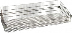 Quantum Storage - Wire Basket Unit - 48" Wide x 18" Deep x 10" High, - Americas Industrial Supply