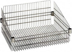 Quantum Storage - Wire Basket Unit - 24" Wide x 24" Deep x 10" High, - Americas Industrial Supply