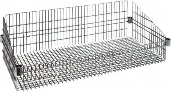 Quantum Storage - Wire Basket Unit - 36" Wide x 24" Deep x 10" High, - Americas Industrial Supply