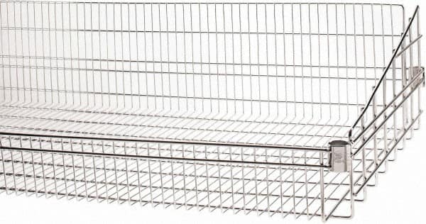 Quantum Storage - Wire Basket Unit - 60" Wide x 24" Deep x 10" High, - Americas Industrial Supply