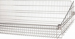 Quantum Storage - Wire Basket Unit - 60" Wide x 24" Deep x 10" High, - Americas Industrial Supply