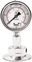Winters - 2-1/2" Dial, 2 Thread, 0-100 Scale Range, Pressure Gauge - Lower Connection Mount, Accurate to 1.5% of Scale - Americas Industrial Supply