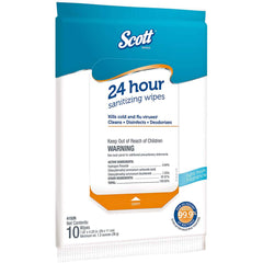 Scott - 24 hr. Disposable Sanitizing Wipes - Exact Industrial Supply
