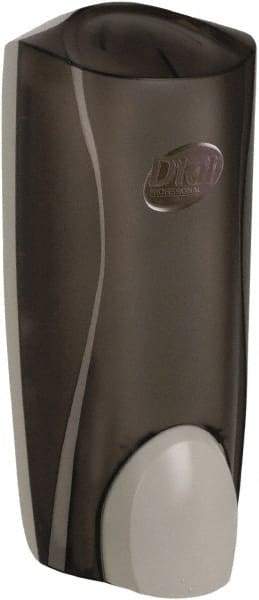 Dial - 1000 mL Liquid Hand Soap Dispenser - Acrylic, Hanging, Gray - Americas Industrial Supply