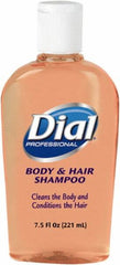 Dial - 7.5 oz Bottle Peach Hair & Body Wash - Clear Amber - Americas Industrial Supply