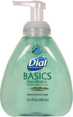 Dial - 15.2 oz Pump Bottle Foam Soap - Light Green, Fresh Fragrance Scent - Americas Industrial Supply