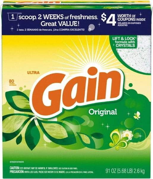 Gain - 91 oz Powder Laundry Detergent - Powder - Americas Industrial Supply