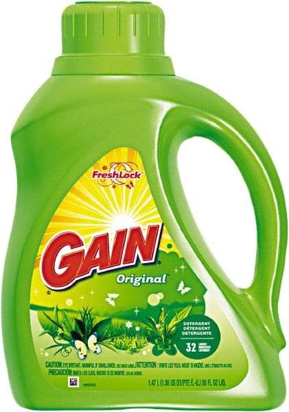 Gain - 50 oz Liquid Laundry Detergent - Liquid - Americas Industrial Supply