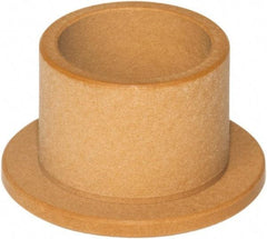 TriStar - 1/2" Inside x 3/4" Outside Diam, Rulon J Flanged Bearing - 1" Flange Outside Diam, 1/8" Flange Thickness, 3/4" OAL - Americas Industrial Supply