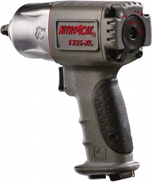 AIRCAT - 3/8" Drive, 10,000 RPM, 500 Ft/Lb Torque Impact Wrench - Pistol Grip Handle, 1,350 IPM, 6 CFM, 90 psi, 1/4" NPT Inlet - Americas Industrial Supply