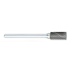 ‎SM-51 -6mm × 12mm LOC × 6mm Shank × 50mm OAL Pointed Cone Carbide Medium Right Hand Spiral Burr - Americas Industrial Supply