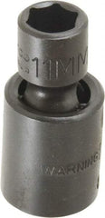 Proto - 3/8" Drive 11mm Standard Universal Impact Socket - 6 Points, 2" OAL - Americas Industrial Supply