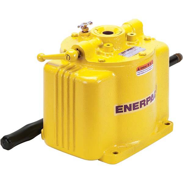 Enerpac - Manual Hydraulic Pumps Number of Stages: 1.000 Oil Volume Per Stroke (Cu. In.): 0.29 - Americas Industrial Supply