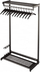 Quartet - 12 Hooks, 48" Long x 18-1/2" Deep, Steel Single Side Garment Rack - 61-1/2" High - Americas Industrial Supply