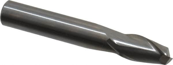 Onsrud - 3/8" Cutting Diam x 5/8" Length of Cut, 2 Flute, Upcut Spiral Router Bit - Uncoated, Right Hand Cut, Solid Carbide, 2-1/2" OAL x 3/8" Shank Diam, Bottom-Surfacing, 30° Helix Angle - Americas Industrial Supply