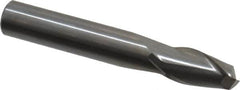 Onsrud - 3/8" Cutting Diam x 5/8" Length of Cut, 2 Flute, Upcut Spiral Router Bit - Uncoated, Right Hand Cut, Solid Carbide, 2-1/2" OAL x 3/8" Shank Diam, Bottom-Surfacing, 30° Helix Angle - Americas Industrial Supply