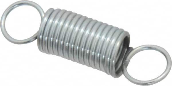 Gardner Spring - 1/4" OD, 3.28 Lb Max Load, 1-1/2" Max Ext Len, 0.0286" Wire Diam Spring - 5.21 Lb/In Rating - Americas Industrial Supply