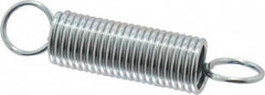 Gardner Spring - 1/4" OD, 3.31 Lb Max Load, 2.06" Max Ext Len, 0.0286" Wire Diam Spring - 3.28 Lb/In Rating - Americas Industrial Supply