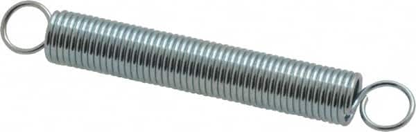 Gardner Spring - 1/4" OD, 3.35 Lb Max Load, 3.64" Max Ext Len, 0.0286" Wire Diam Spring - 1.64 Lb/In Rating - Americas Industrial Supply