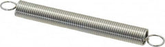 Gardner Spring - 1/4" OD, 3.36 Lb Max Load, 4.63" Max Ext Len, 0.0286" Wire Diam Spring - 1.27 Lb/In Rating - Americas Industrial Supply