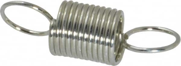 Gardner Spring - 3/8" OD, 3.79 Lb Max Load, 2.07" Max Ext Len, 0.0348" Wire Diam Spring - 3.82 Lb/In Rating - Americas Industrial Supply