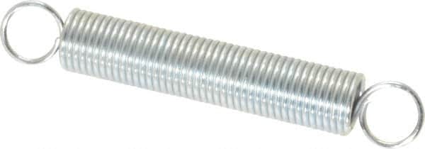 Gardner Spring - 0.437" OD, 8.01 Lb Max Load, 5.27" Max Ext Len, 0.0475" Wire Diam Spring - 2.8 Lb/In Rating - Americas Industrial Supply